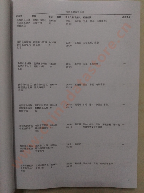 河南五金企業(yè)黃頁可開展精準營銷，電話營銷、郵件營銷、傳真營銷等等多管齊下，圓您銷售冠軍夢